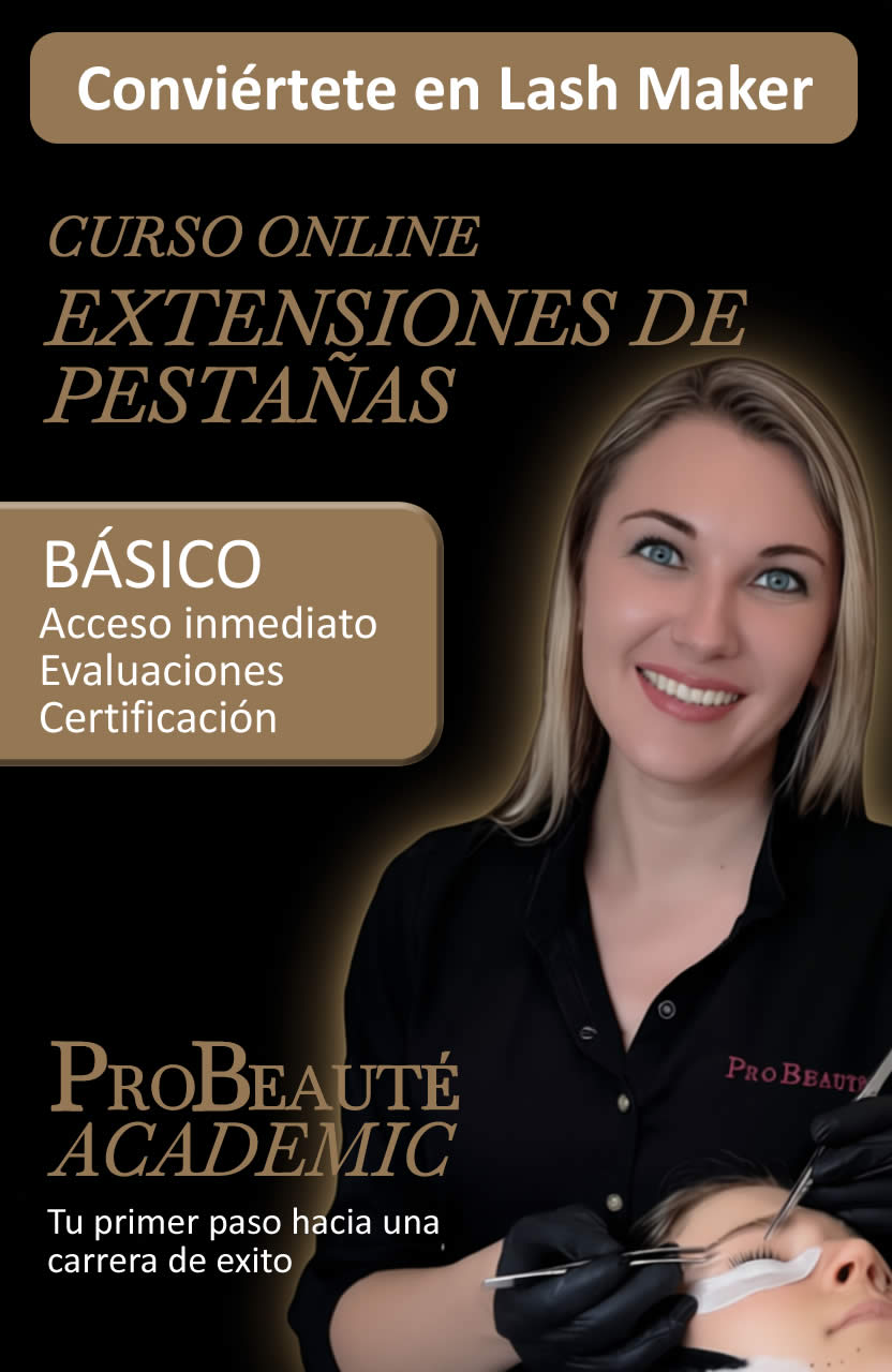 Curso online de extensiones de pestañas