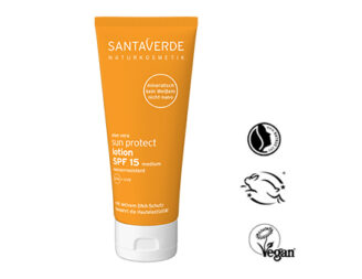 loción sun protect SPF 15