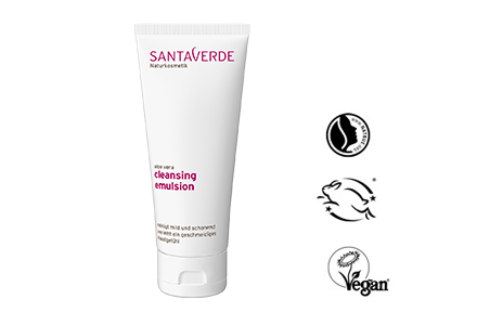 Emulsión limpiadora a base de aloe vera