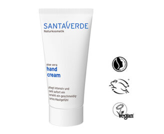 aloe crema de manos a base de aloe vera