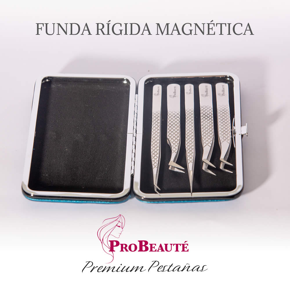 Funda rígida para pinzas de extensiones de pestañas
