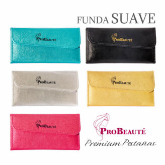 Funda suave para pinzas de extensiones de pestañas