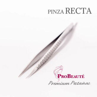 Pinza RECTA para el trabajo con extensiones pestañas