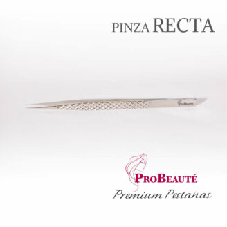 Pinza RECTA para el trabajo con extensiones pestañas
