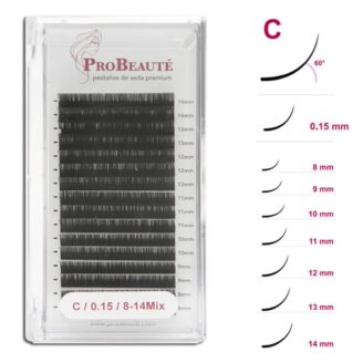 Mix Pestañas de Seda - Curvatura L